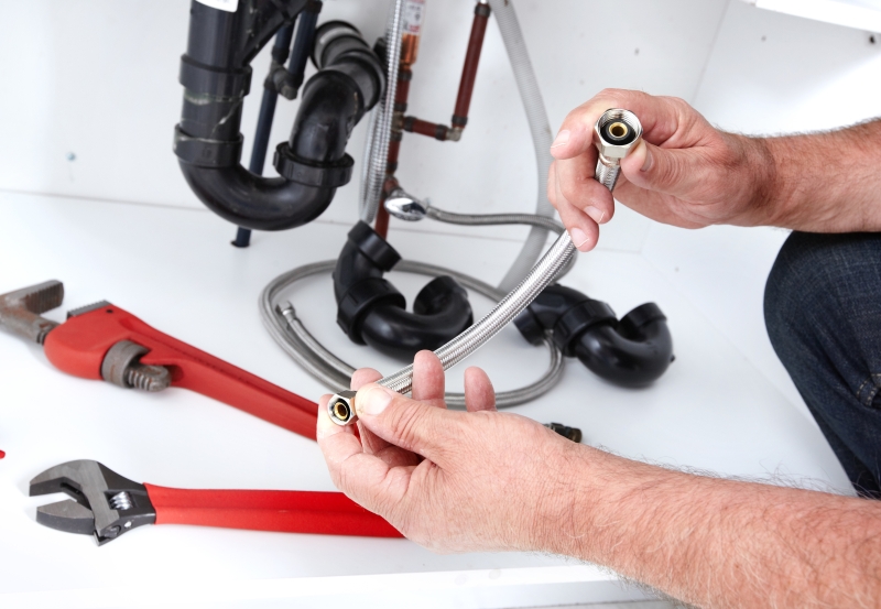 Toilet repair being carried out in Brixton