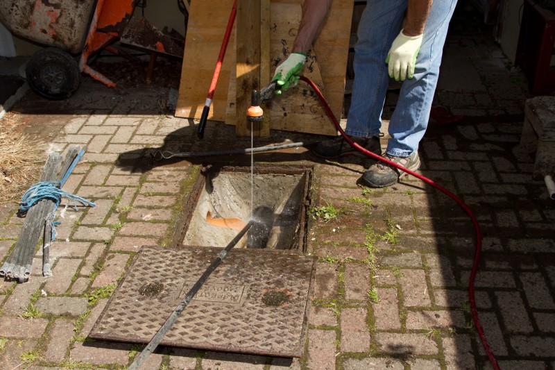 Drain repair work in Brixton